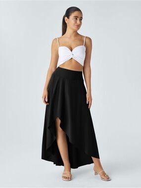 Breezeful High Waisted High Low Maxi